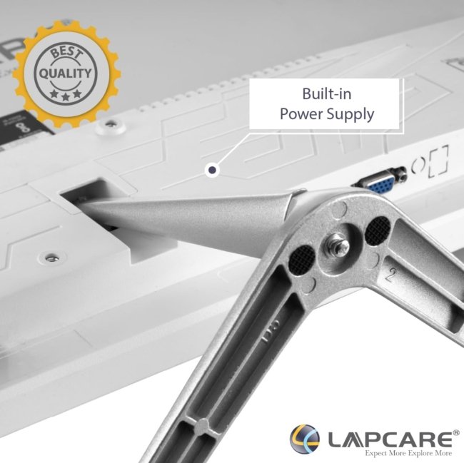 Lapcare LED Monitor LM22WHD - 22" (54.61CM) IPS Display with FHD Quality | 1920 X 1080 | Flick Free & 178 Degree Wide Viewing Angle | Slim Design & Frameless Body | Metal Stand & VGA+ HDMI Ports - Image 7