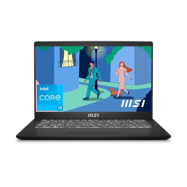 MSI Modern 15, Intel 12th Gen. i3-1215U, 40CM FHD 60Hz Laptop (16GB/512GB NVMe SSD/Windows 11 Home/Intel UHD Graphics/Classic Black/1.7Kg), B12MO-612IN