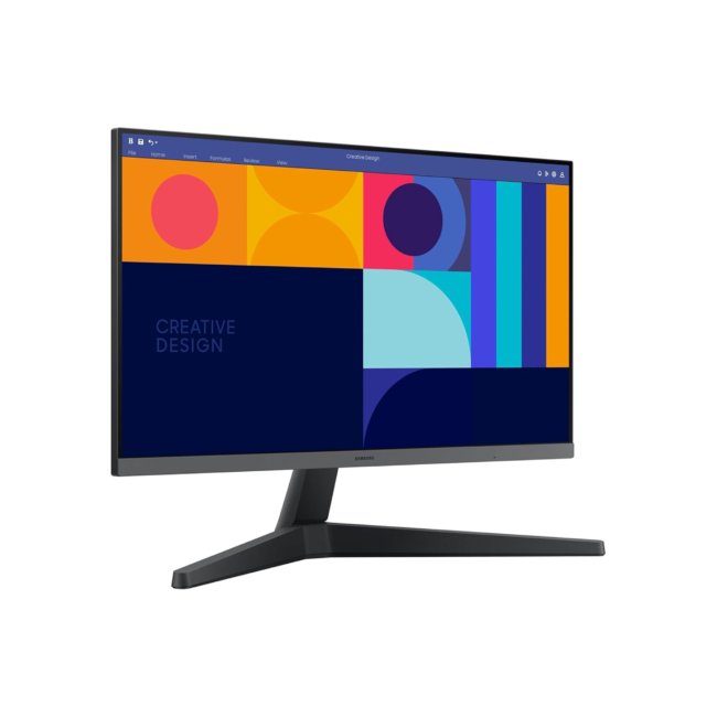 Samsung 24-inch (60.46cm) FHD, IPS Display, 100 Hz, 1920 x 1080 Flat Monitor, Bezel Less Design, AMD FreeSync, Flicker Free, HDMI, Display Port (LS24C330GAWXXL, Black) - Image 3
