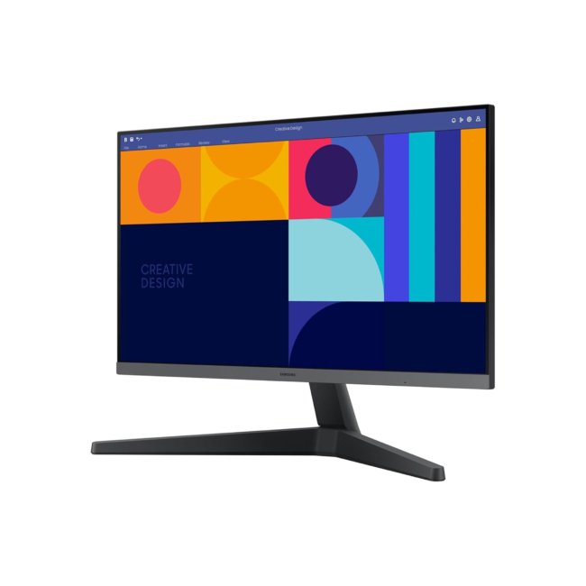 Samsung 24-inch (60.46cm) FHD, IPS Display, 100 Hz, 1920 x 1080 Flat Monitor, Bezel Less Design, AMD FreeSync, Flicker Free, HDMI, Display Port (LS24C330GAWXXL, Black) - Image 4