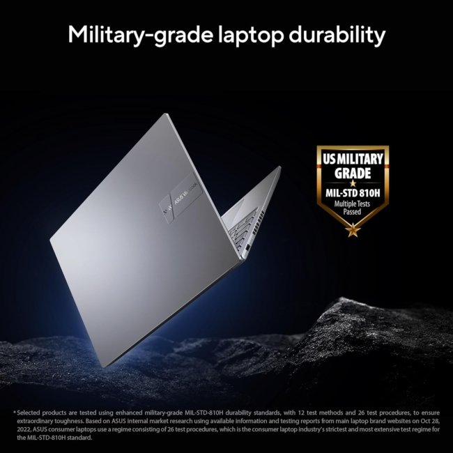 ASUS Vivobook 16" FHD+ (1920 X 1200), 60Hz 300Nits, Core i5-12500H, (16GB RAM/512GB SSD/Intel Iris X? Graphics/Win 11/Office Home/Fingerprint/42Whr Battery/Transparent Silver/1.88Kg), X1605ZAC-MB541WS - Image 12
