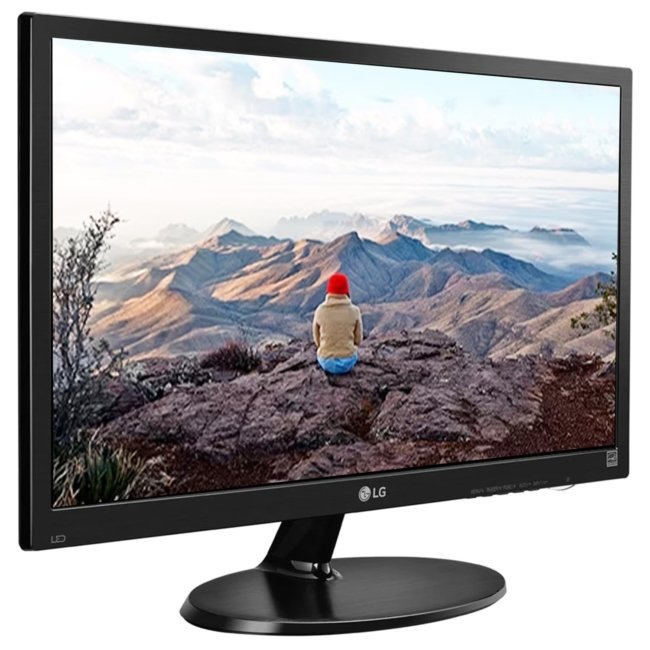 LG - 19M38HB, 19 Inch (47cm) 1366 X 768 Pixels, Led HD Ready Monitor, TN Panel with VGA, Hdmi Ports (Black) - Image 2