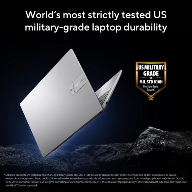 ASUS VivoBook 15 (2022), Intel®Core™ i3-1215U 12th Gen, 15.6" (39.62 cm) FHD, Thin and Light Laptop (8GB/512 SSD//Windows 11/Office 2021/Backlit KB/Quiet Blue/1.7 kg), X1504ZA-NJ325WS - Image 12