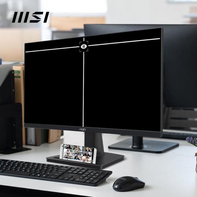 MSI PRO MP225 21.5 Inch Full HD Office Monitor - 1920 x 1080 IPS Panel, 100 Hz, Eye-Friendly Screen, Tilt-Adjustable - HDMI, D-Sub (VGA) - Image 3