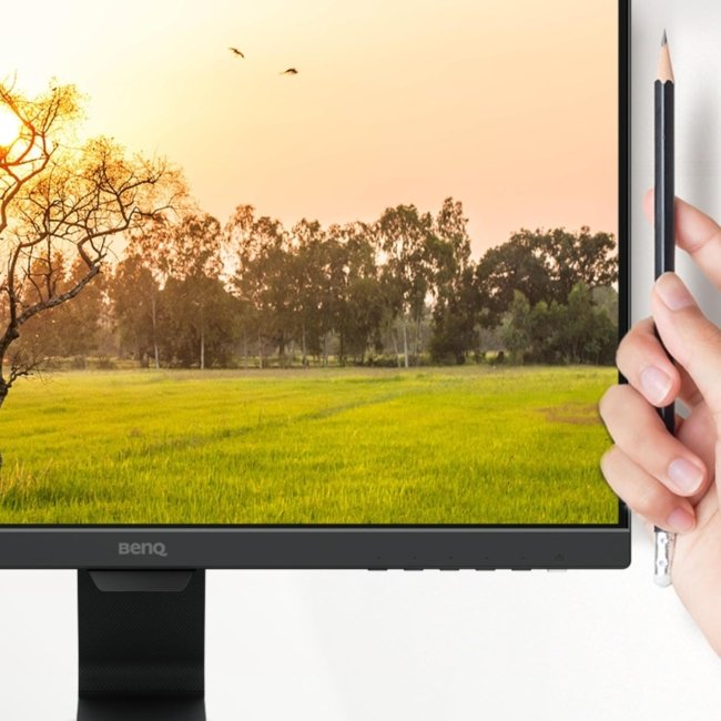 BenQ GW2283 22" (55 cm) 1920x1080p 60Hz IPS Full HD|Dual HDMI| Eye-Care| Low Blue Light| Bezel-Less Monitor|Anti-Glare|1WX2 Speakers| Brightness Intelligence| VESA Wall Mountable (Black) - Image 5