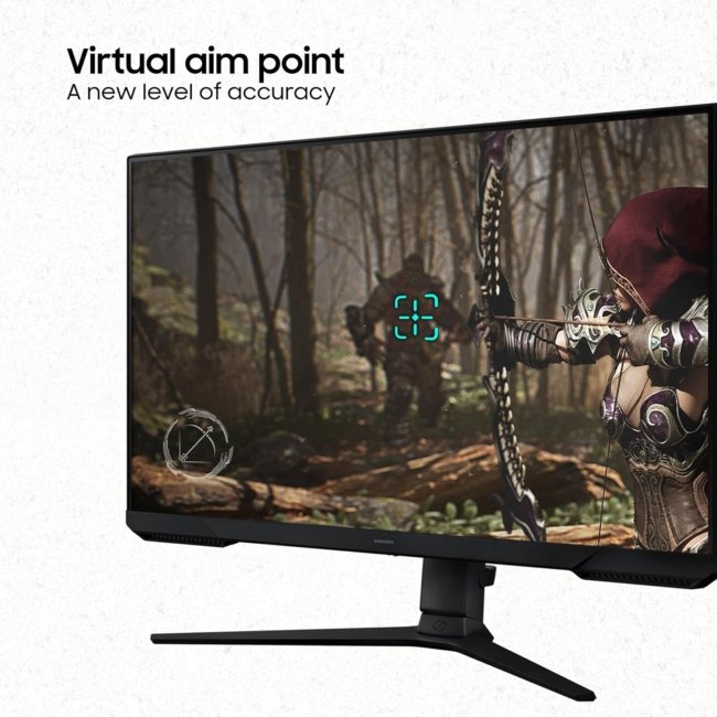 Samsung Odyssey G3 Gaming Monitor 60cm (24 inches), FHD 1920 X 1080, 180 Hz, 1ms(MPRT), AMD Freesync, DP, HDMI, Height, Tilt, Pivot Adjust Stand, Bezel-Less, Eye-Saver (LS24DG300EWXXL, Black) - Image 10
