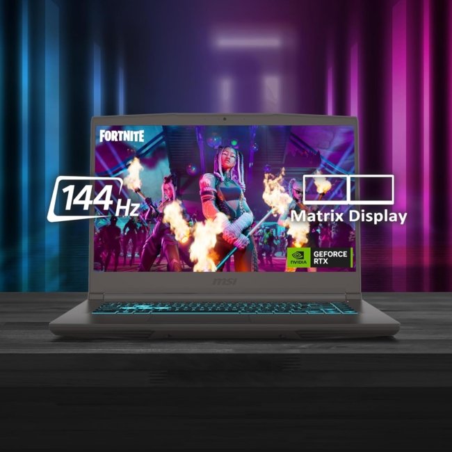 MSI Thin 15, Intel Core i5-13420H, 40CM FHD 144Hz Gaming Laptop(16GB/512GB NVMe SSD/Windows 11 Home/NVIDIA GeForce RTX 2050,GDDR6 4GB /Cosmos Gray/1.86Kg), B13UCX-1807IN - Image 8