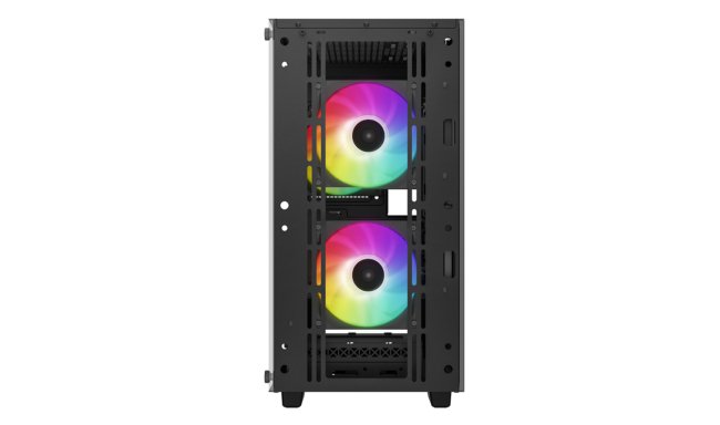 Deepcool CC360 ARGB Micro-ATX Gaming Case with 3 ARGB Pre- Installed Fans Mid Tower Cabinet  (Black) - Image 5