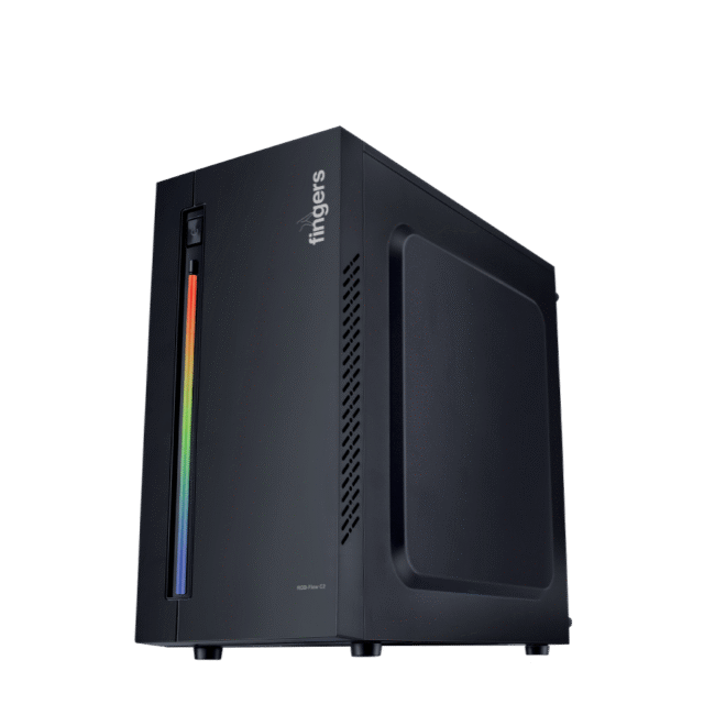 FINGERS RGB-Flow India's First Micro ATX PC C2 Fashion Computer Case Cabinet with ARGB LEDs - Image 3