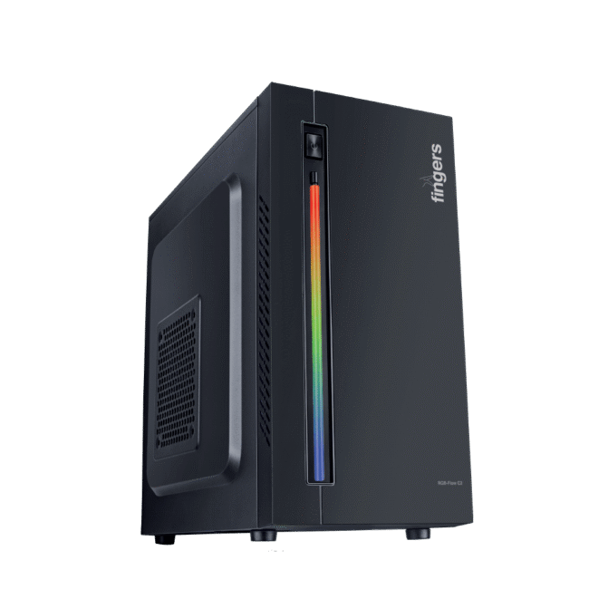 FINGERS RGB-Flow India's First Micro ATX PC C2 Fashion Computer Case Cabinet with ARGB LEDs