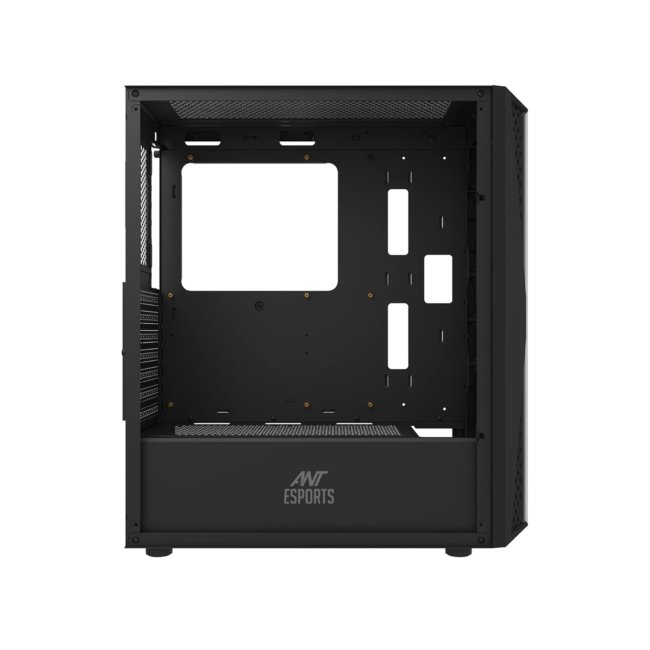 Ant Esports 220 Air Mid- Tower Computer Case/Gaming Cabinet - Black | Support - ATX, M-ATX, ITX | Pre-Installed 3 x 120mm Front Fans and 1 x 120mm Rear Fan - Image 6