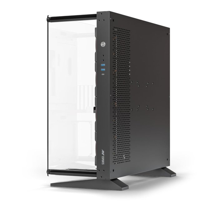 Ant Esports Cypher K9 Full-Tower ATX Open-Frame Computer Case/Gaming Cabinet - Black | Support ATX, Micro-ATX, Mini-ITX | Pre-Installed 4 ARGB-PWM Remote Controlled Fans - Image 6