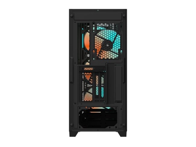 GIGABYTE C301 Glass - Black Mid Tower PC Gaming Case, Tempered Glass, USB Type-C, 4X ARBG Fans Included (GB-C301G) - Image 4