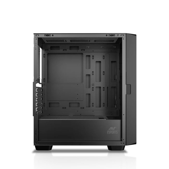 Ant Esports ICE Digital C3 ATX Computer Case/Gaming Cabinet - Black | Support ATX, Micro-ATX, Mini-ITX, Pre-Installed 2 Front Fans & 1 Rear ARGB Fans - Image 6