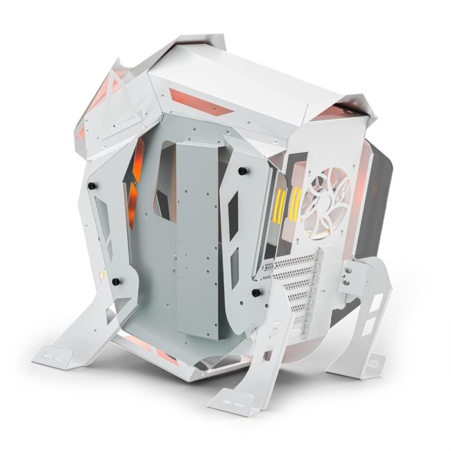 Ant Esports Cypher G5 Mid-Tower ATX Computer Case / Gaming Cabinet - White | Support ATX, Micro-ATX, Mini-ITX | Pre-Installed 5 ARGB-PWM Remote Controlled Fans - Image 5