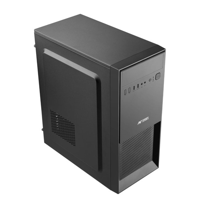 Ant Esports Si25 Value Series Mid-Tower Computer Case/Gaming Cabinet - Black | Support ATX, Micro- ATX, Mini-ITX | Pre-Installed 1 Rear Fan - Image 3