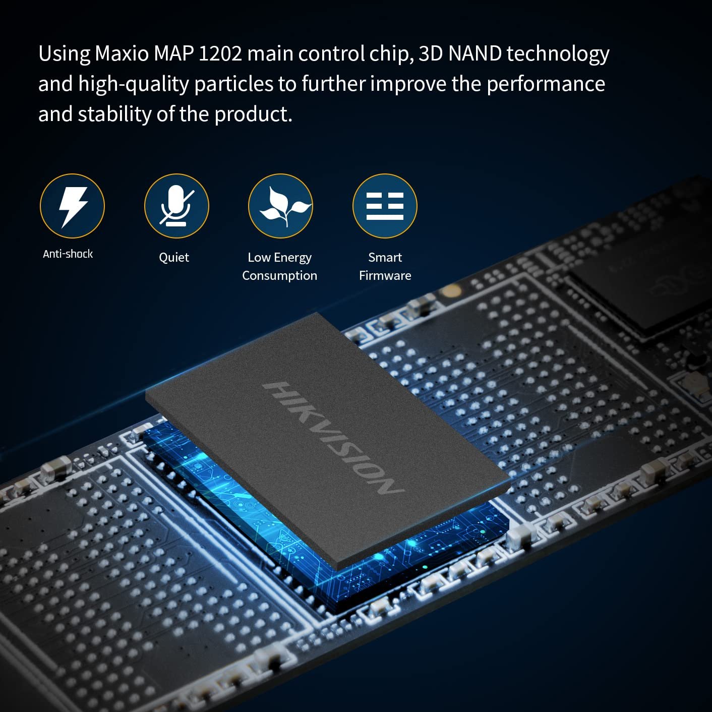 Hikvision E3000 Internal NVMe PCIe M.2 SSD 256GB, Internal Solid State Drive, Gen 3x4, 2280, 3D NAND Flash Memory, Up to 3500MB/s Read Speed - Image 6