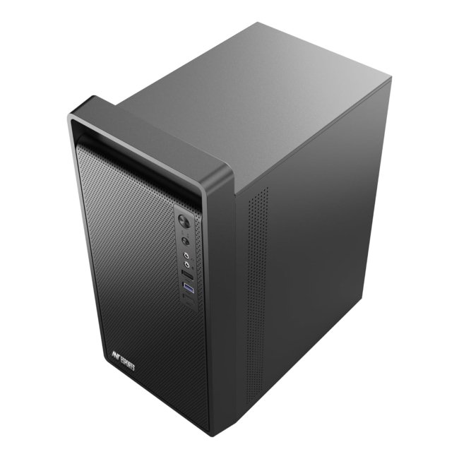 Ant Esports Si11 Value Series Mid-Tower Computer Case/Gaming Cabinet - Black | Support M-ATX, ITX | Pre-Installed 1 x 120 mm Black Rear Fan - Image 4