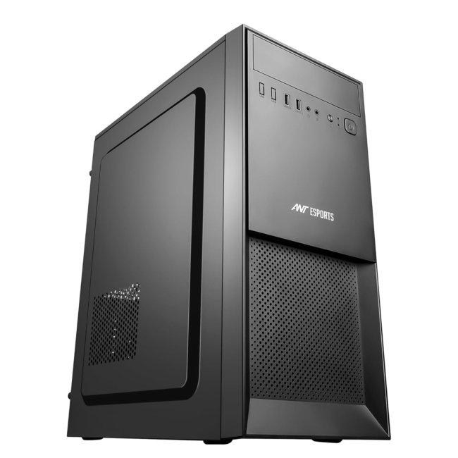 Ant Esports Si25 Value Series Mid-Tower Computer Case/Gaming Cabinet - Black | Support ATX, Micro- ATX, Mini-ITX | Pre-Installed 1 Rear Fan - Image 8