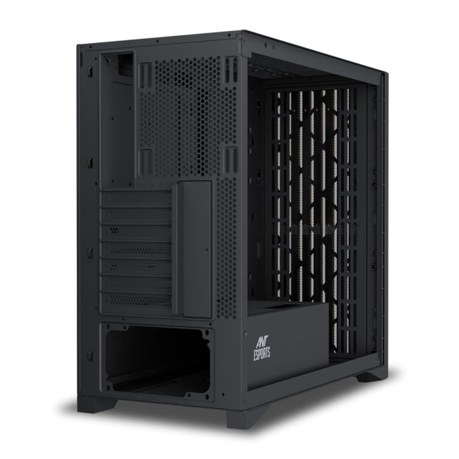 Ant Esports Zen Wood C3 Mid-Tower Computer Case/Gaming Cabinet - Black | Support ATX, Micro-ATX, Mini-ITX - Image 6