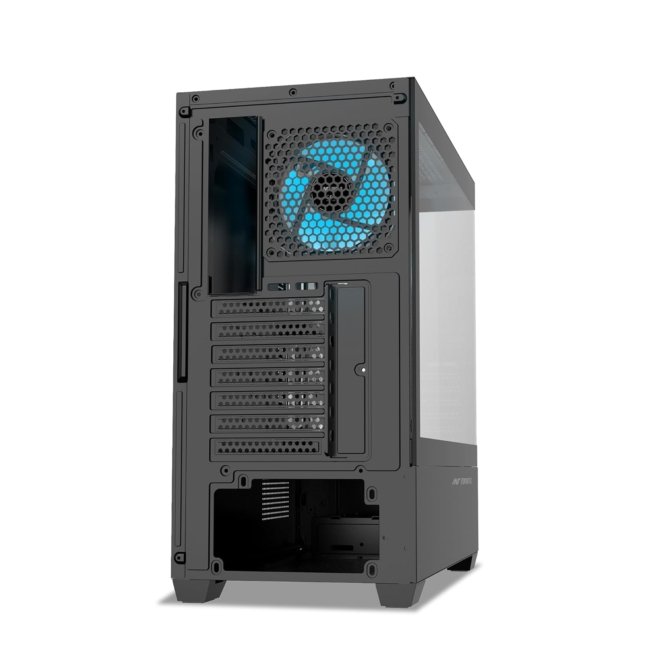Ant Esports Crystal Z3 Mid-Tower Computer Case/Gaming Cabinet – Black | Support ATX, M-ATX, ITX | Pre-Installed 3 ARGB Fans - Image 5