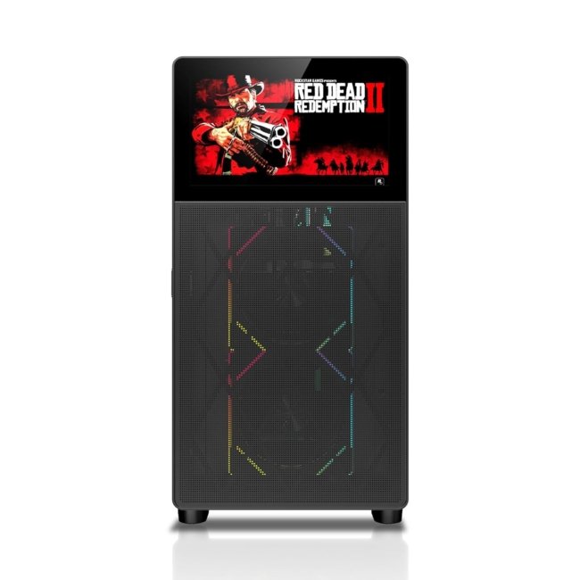 Ant Esports ICE Digital C3 ATX Computer Case/Gaming Cabinet - Black | Support ATX, Micro-ATX, Mini-ITX, Pre-Installed 2 Front Fans & 1 Rear ARGB Fans - Image 4