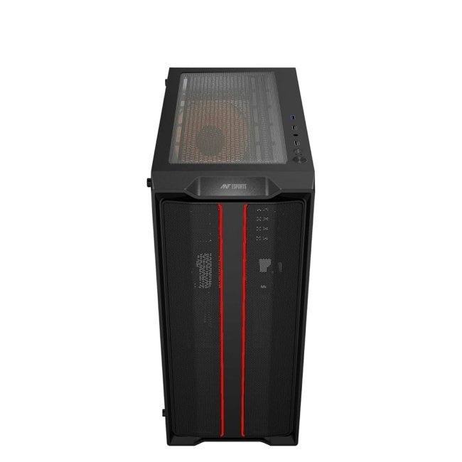 Ant Esports SX3 Mid- Tower Computer Case/Gaming Cabinet - Black | Support E-ATX, ATX, Micro-ATX, Mini-ITX | Pre- Installed 1 Rear Fan - Image 5