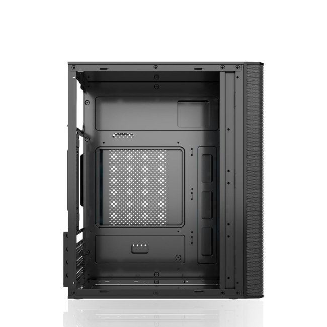 Ant Value Acrylic Vm10 Mid-Tower Computer Case/Gaming Cabinet - Black Support M-ATX,Itx, Pre-Installed 2 Front Rainbow Fans - Image 6
