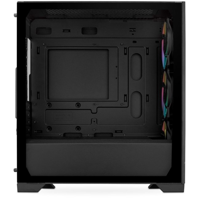 Cooler Master Alloy Steel Elite 301 Computer Case-Black |3 X Pre-Installed Argb Fans|Upto 280Mm Aio Support|M-ATX Motherboard Support Only|Type C Connector in Front - Image 3