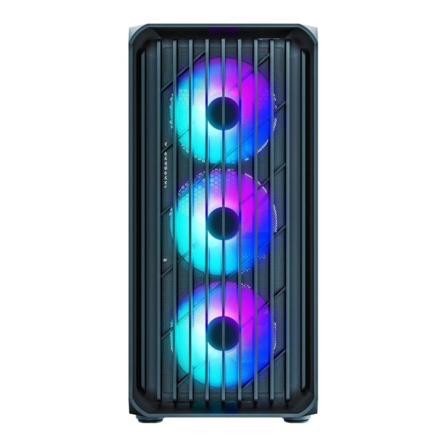 Ant Esports 205 Mini 6F Mini-Tower Computer Case/Gaming Cabinet - Black | Support Micro-ATX, Mini-ITX | Pre-Installed 6 ARGB Fans - Image 2