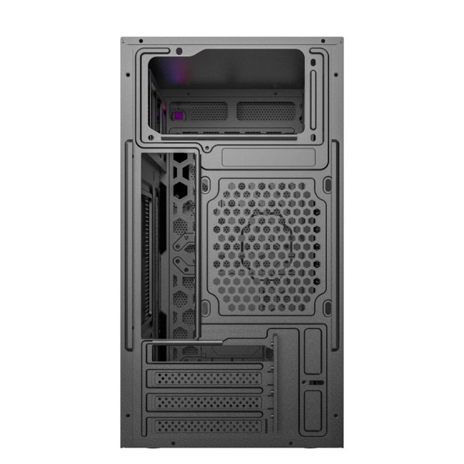Ant Esports Si11 Value Series Mid-Tower Computer Case/Gaming Cabinet - Black | Support M-ATX, ITX | Pre-Installed 1 x 120 mm Black Rear Fan - Image 7