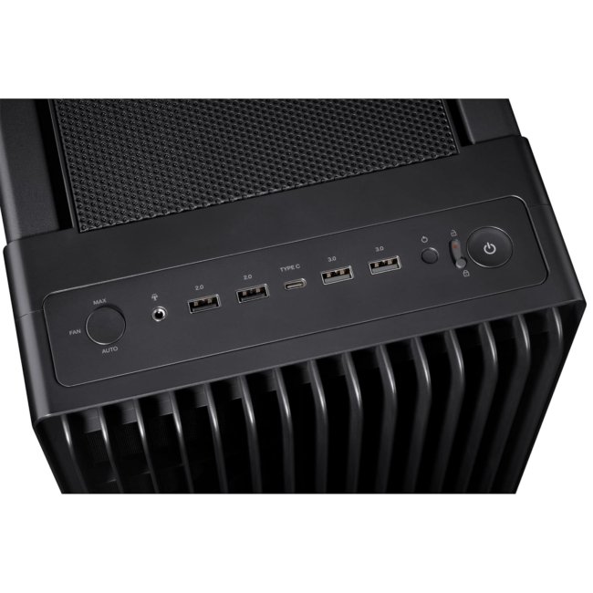 ProArt PA602 E-ATX Computer Case 420mm Radiator Support, Dual 200mm Built-in Fans, Front Panel IR dust Indicator, Power Lock Latch, Tool-Less PCIe mounting & GPU Holder, 20Gbps USB-C Front I/O - Image 7