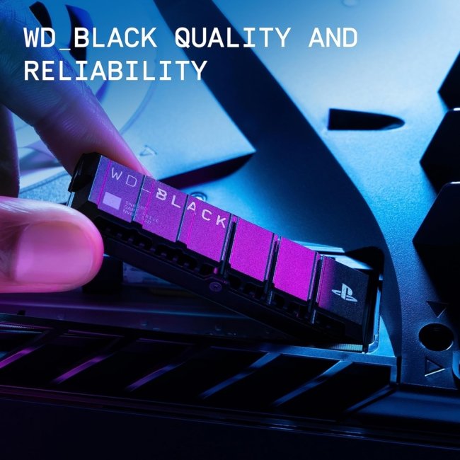 WD_Black SN850P NVMe SSD for PS5 1TB, PCIe Gen 4, Upto 7300MB/s Read, Certified by Sony - Image 4