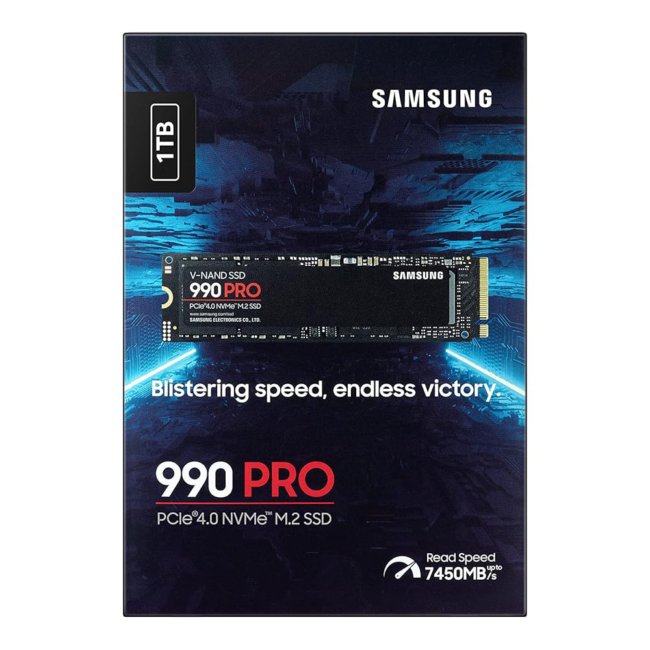 Samsung 990 PRO SSD 1TB PCIe 4.0 M.2 Internal Solid State Drive,