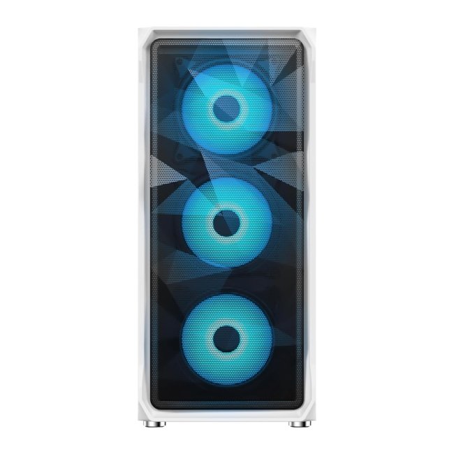 Ant Esports ICE- 112 Mid- Tower Computer Case/Gaming Cabinet - White | Support ATX, Micro-ATX, ITX | Pre-Installed 3 Front Fans & 1 Rear Fan - Image 2