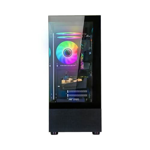 Ant Esports Crystal X2 ARGB (ATX) Mid Tower Cabinet (Black) - Image 3